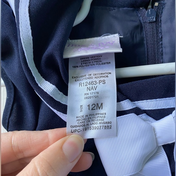 Adorable Iris & Ivy Baby Girl Dress NWT Size 12 Months - Picture 4 of 5